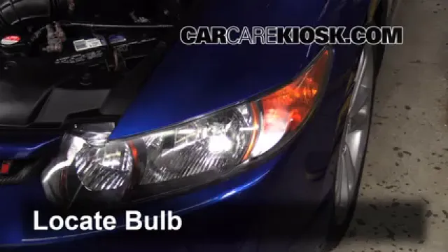 2007 Honda Civic Si 2.0L 4 Cyl. Coupe (2 Door) Lights Headlight (replace bulb)